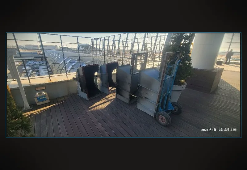 문평동 전기 철거 - 천장 텍스·석고보드 및 M-Bar 경량철골 골조 철거