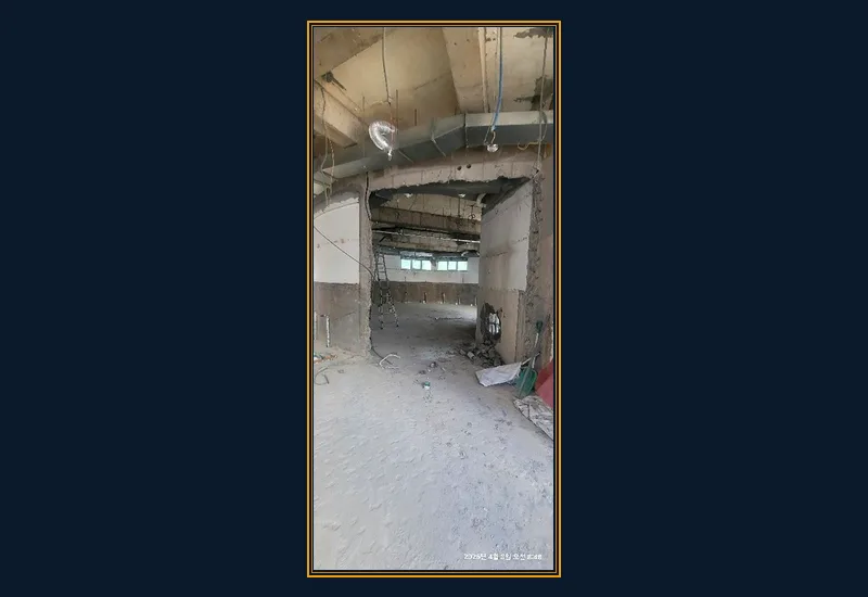 광산 왕동 디저트 카페 부분 철거 공사 기록 정리 - 44평
