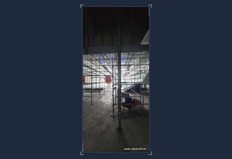 동상면 재래시장 2층 점포 영어학원 내부 철거 실측부터 검수까지