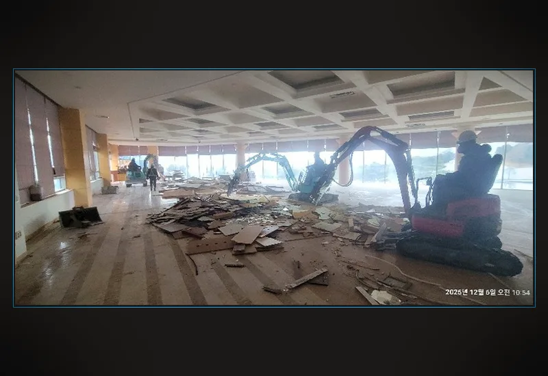 명산동 225평 크로스핏 박스 폐업 철거 실측부터 검수까지